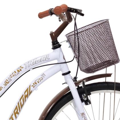 Imagem de Bicicleta Aro 26 Feminina Retrô Passeio Tridal Beach com Freios VBrake