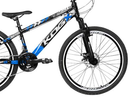 Imagem de Bicicleta Aro 26 Flay KOG Freeride Full X25 Viking 18v Freio a Disco