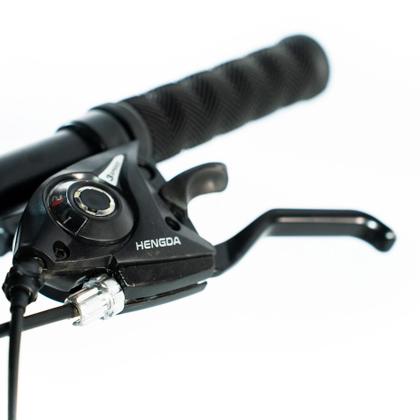 Imagem de Bicicleta Aro 26 Freio Disco Bike Dobrável Azul Preto