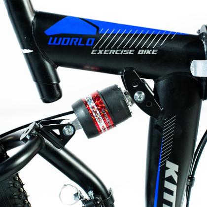 Imagem de Bicicleta Aro 26 Freio Disco Bike Dobrável Azul Preto