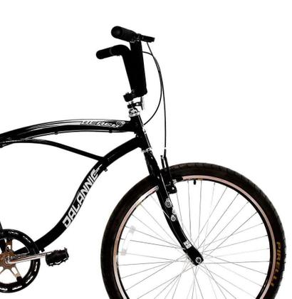 Imagem de Bicicleta aro 26 Masculina Beach Comfort Guidão Alto Sem Marcha Preta