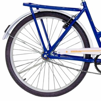 Imagem de Bicicleta Aro 26 Passeio com Cesto Mormaii Soberana Azul