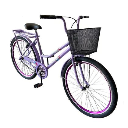 Imagem de Bicicleta Aro 26 Retro Urbana Tropical Freios V Brake Rodas Alumínio Aero Reforçado