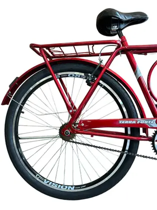 Imagem de Bicicleta Aro 26 Urbana Barra Terra Forte Circular Freio V Brake Rodas Aluminio Aero