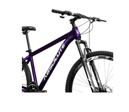 Imagem de Bicicleta Aro 29 Absolute Nero 5 Kit 2x9 Gta Sunrun Freio Disco K7 Garfo com Trava Roxo
