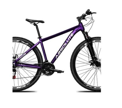 Imagem de Bicicleta Aro 29 Absolute Nero 5 Kit 2x9 Gta Sunrun Freio Disco K7 Garfo com Trava Roxo