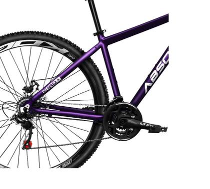 Imagem de Bicicleta Aro 29 Absolute Nero 5 Kit 2x9 Gta Sunrun Freio Disco K7 Garfo com Trava Roxo