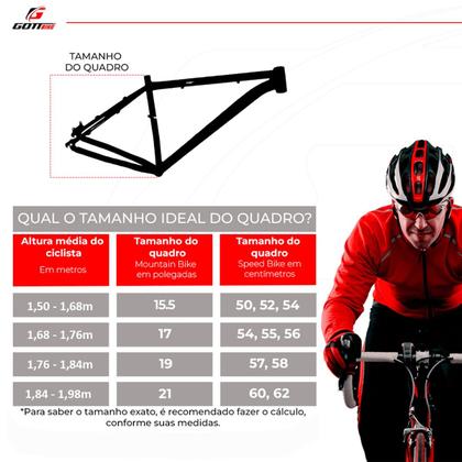 Imagem de Bicicleta aro 29 Alumínio Azul e Preto Gott Rocker Freios a Disco Suspensão 21v