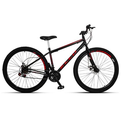 Imagem de Bicicleta Aro 29 Aro Aero Velox Preta/Vermelho - Ello Bike