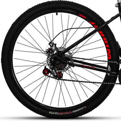Imagem de Bicicleta Aro 29 Aro Aero Velox Preta/Vermelho - Ello Bike