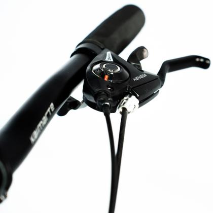 Imagem de Bicicleta Aro 29 Bike 21 Vel Marchas Everest Freio a Disco Quadro Alumínio Leve Resistente Cor Branco/Preto - WCT FITNESS