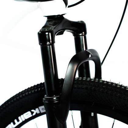 Imagem de Bicicleta Aro 29 Bike 21 Vel Marchas Everest Freio a Disco Quadro Alumínio Leve Resistente Cor Branco/Preto - WCT FITNESS