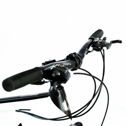 Imagem de Bicicleta Aro 29 Bike 21 Vel Marchas Everest Freio a Disco Quadro Alumínio Leve Resistente Cor Branco/Preto - WCT FITNESS