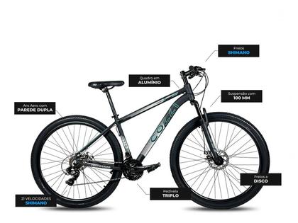Imagem de Bicicleta Aro 29 Colli Tennessee 21 Marchas Freio a Disco Câmbio Shimano Alumínio