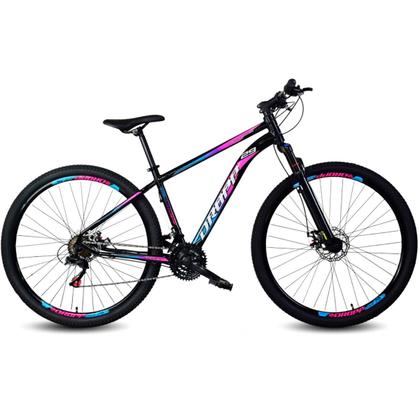 Imagem de Bicicleta aro 29 Dropp Alumínio 21 Vel Marchas Freios a Disco Aluminum MTB XLT Suspensão