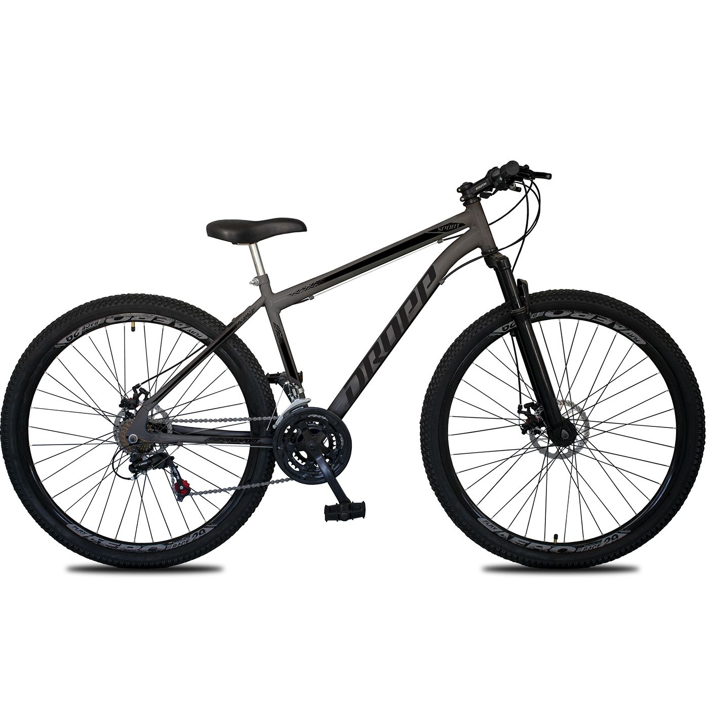 Imagem de Bicicleta Aro 29 Dropp Sport Aço Carbono 21 Marchas Vel Freio a Disco e Suspensão