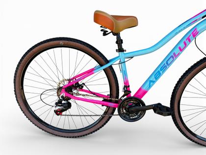 Imagem de Bicicleta Aro 29 Feminina Absolute Hera Retrô Vintage 21v Shimano Confortável Cesta Selim 2 Molas