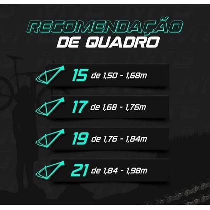 Imagem de Bicicleta Aro 29 Ksw 27 Marchas Freio Hidráulico e Trava/K7