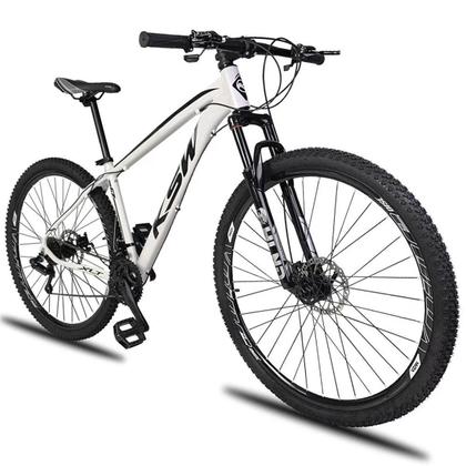 Imagem de Bicicleta Aro 29 KSW XLT 100 21V Shimano Quadro 17 Branco