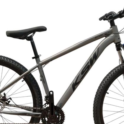 Imagem de Bicicleta Aro 29 KSW XLT 24 Velocidades Alumínio Cubo K7 MTB Freios A Disco Com Kit SHIMANO