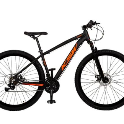 Imagem de Bicicleta Aro 29 KSW XLT 24 Velocidades Alumínio Cubo K7 MTB Freios A Disco Com Kit SHIMANO
