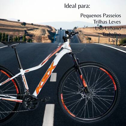 Imagem de Bicicleta Aro 29 Ksx Feminina Alumino Freios Disco 21v Cabeamento Interno