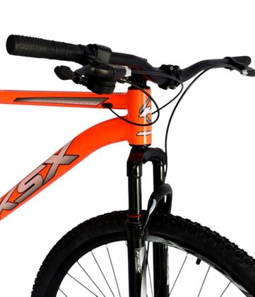 Imagem de Bicicleta Aro 29 Ksx Sd7 12v Freio Hidráulico K7 11/50 Garfo com Trava Kit 1x12 Laranja/Azul