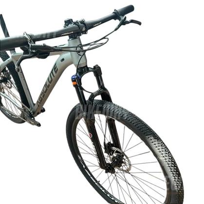 Imagem de Bicicleta Aro 29 Nero 5 Peças Inteira Absolute 12v Freio a Disco Hidráulico k7 11/52 Garfo com Trava. Cinza