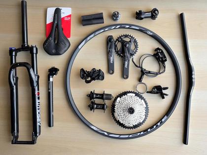 Imagem de Bicicleta Aro 29 Nero 5 Peças Inteira Absolute 12v Garfo Trava k7 11/52 Freio a Disco Hidráulico. Roxo