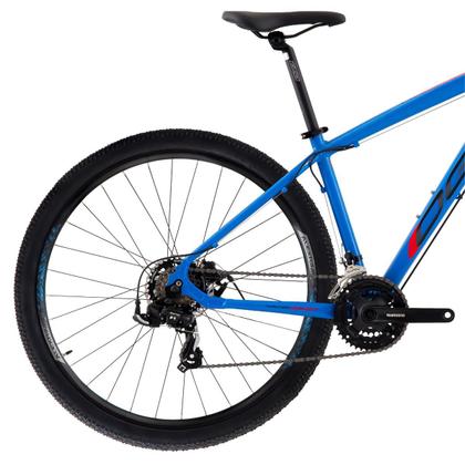 Imagem de Bicicleta Aro 29 Oggi Hacker Sport 21v - Azul/Vermelho/Preto