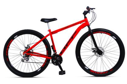 Imagem de Bicicleta Aro 29 Shimano Freio à Disco 21 M. Quadro 18,5 Wendy Laranja - Ello Bike