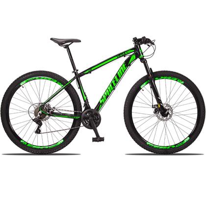 Imagem de Bicicleta Aro 29 Spaceline Vega Alumínio 24 Vel marchas Freio a Disco hidráulico Suspensão MTB