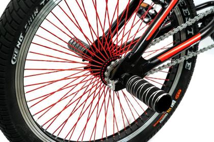 Imagem de Bicicleta BMX JEFF Aro 20 Estrutura em aço preto-vermelho