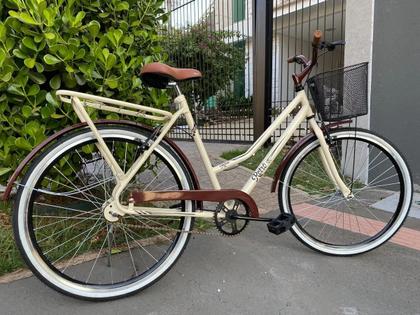 Imagem de Bicicleta Caiçara Beach Brisa Aro 26 Vintage Retro BEGE