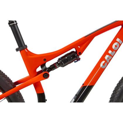 Imagem de Bicicleta Carbon Elite Fs Vermelho Slx 12v Canote Retrátil 2021