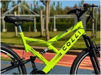 Imagem de Bicicleta Colli Bike GPS Pro Aro 26 21 Marchas Dupla Suspensão Freio V-brake