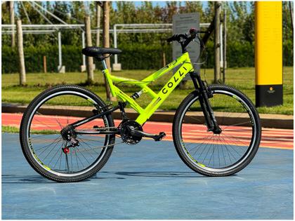 Imagem de Bicicleta Colli Bike GPS Pro Aro 26 21 Marchas Dupla Suspensão Freio V-brake