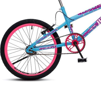 Imagem de Bicicleta Colli Jully Aro 20 Aero 36 Raias Azul Champanhe