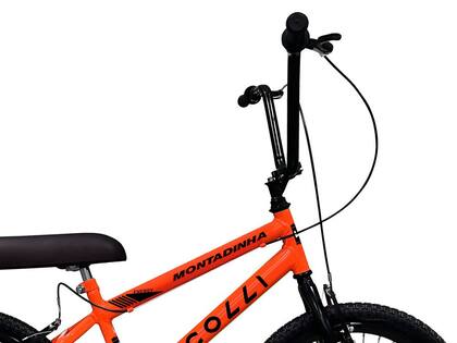 Imagem de Bicicleta Colli Montadinha Aro 20 Selim Mobik Bagageiro Cor Amarelo Neon Tamanho Do Quadro 12