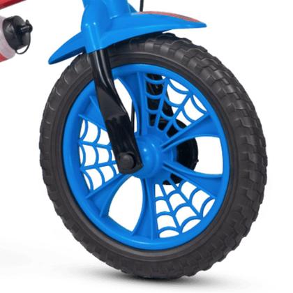 Imagem de Bicicleta com Rodinha aro 12 Homem Aranha com Capacete Nathor