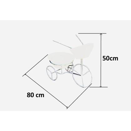 Imagem de Bicicleta com vasos planta triciculo jardim flores