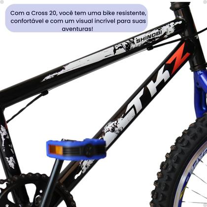 Imagem de Bicicleta Cross Freestyle TKZ Shinobi Aro 20 Colorido Alumínio