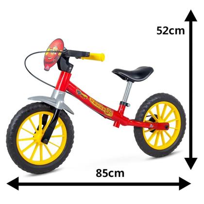 Imagem de Bicicleta de Equilibrio Aro 12 Balance Carros - Nathor