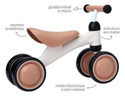 Imagem de Bicicleta De Equilibrio Buba 4 Rodas Bege