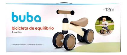 Imagem de Bicicleta De Equilibrio Buba 4 Rodas Bege