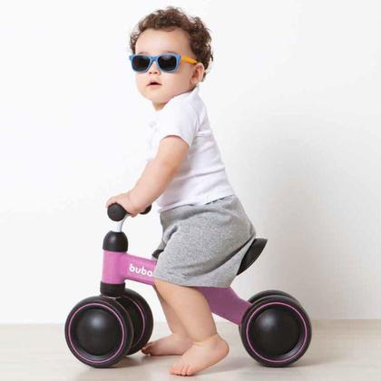 Imagem de Bicicleta de Equilíbrio Infantil 4 Rodas Rosa - Buba 13516