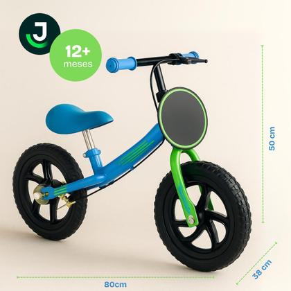 Imagem de Bicicleta De Equilíbrio Infantil Aro 12 Com Freio Traseiro Quadro Leve Guidão Ajustável E Rodas Resistentes Para Crianças A Partir De 2 Anos Até 25kg