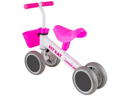 Imagem de Bicicleta de Equilíbrio Infantil TK3 Track Kit Kat Branca e Pink