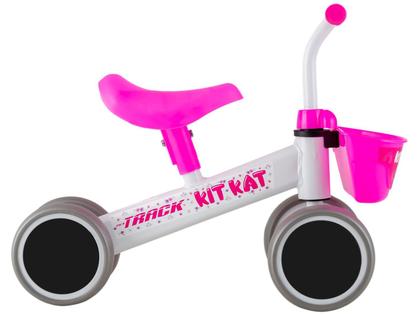 Imagem de Bicicleta de Equilíbrio Infantil TK3 Track Kit Kat Branca e Pink