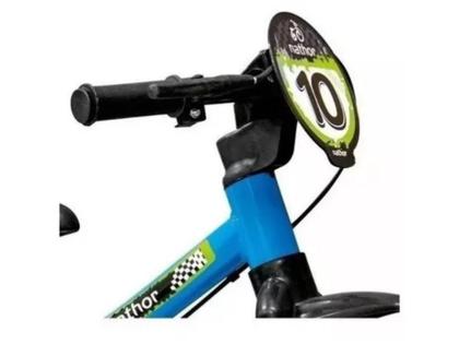 Imagem de Bicicleta de Equilíbrio Nathor 12" azul e preto